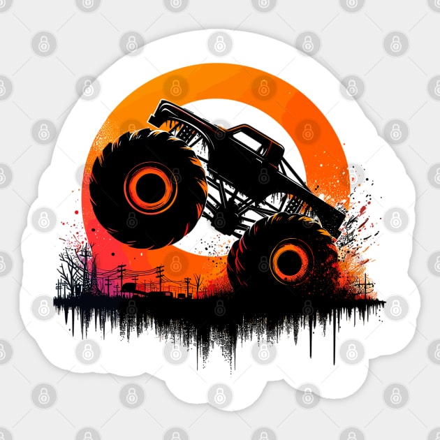 Monster Truck Sticker by Vehicles-Art